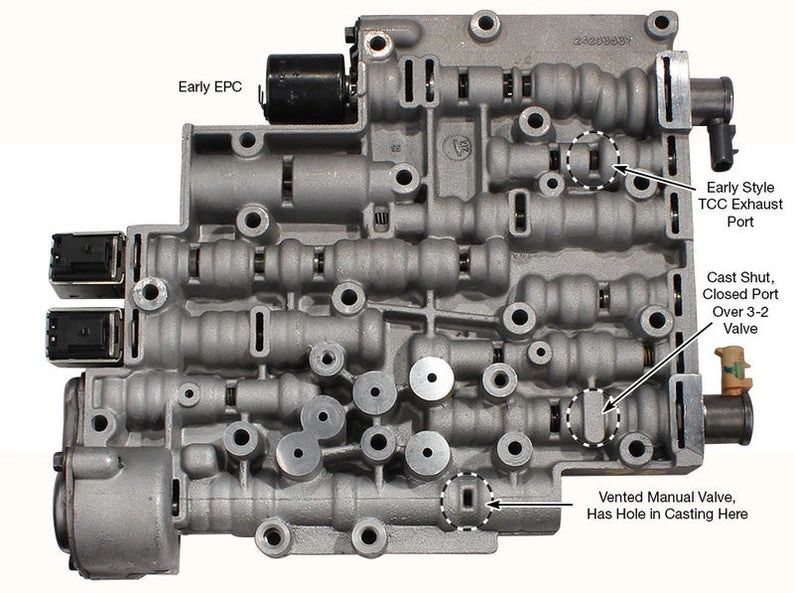 Chevy 4L80E Transmission Valve Body and Solenoids Chevy Silverado